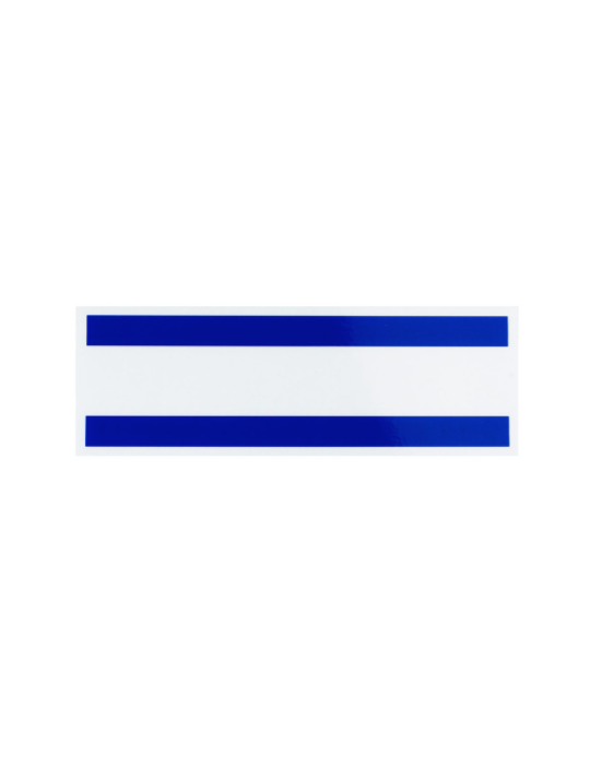 Adesivo linee stazza blu per albero